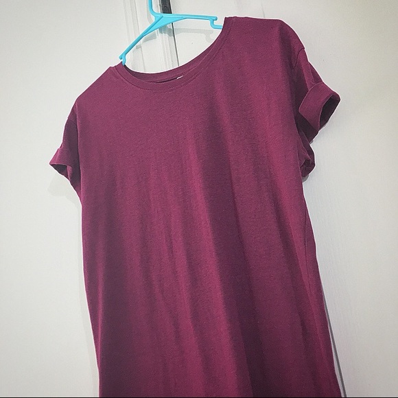 H&M Divided Basics Fuchsia T-Shirt Dress - Picture 1 of 5